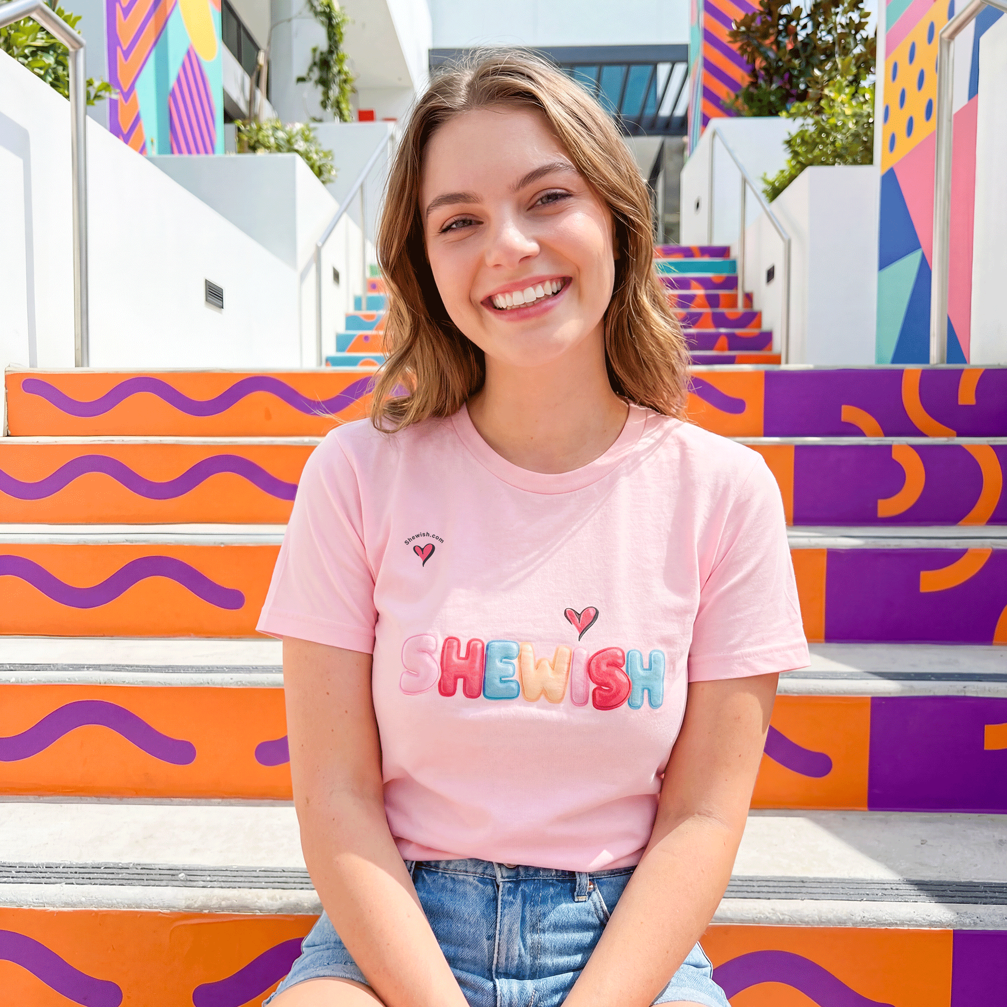 Colorful Balloon Series Cotton Classic Tee