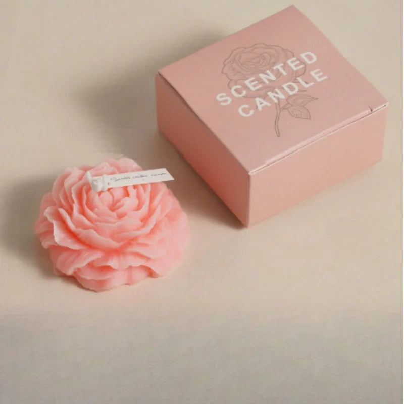 3D Peony Aromatherapy Candle