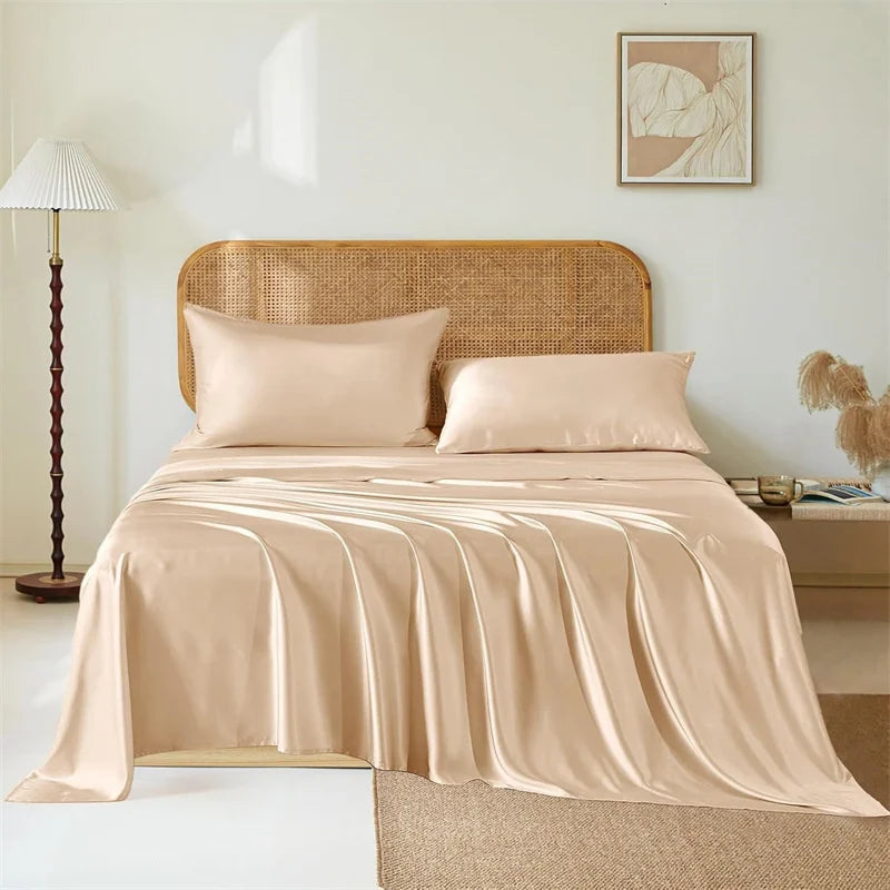 4/6pcs  Mulberry Silk Bedding Set