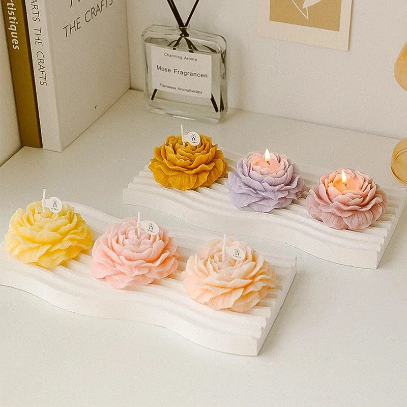 3D Peony Aromatherapy Candle